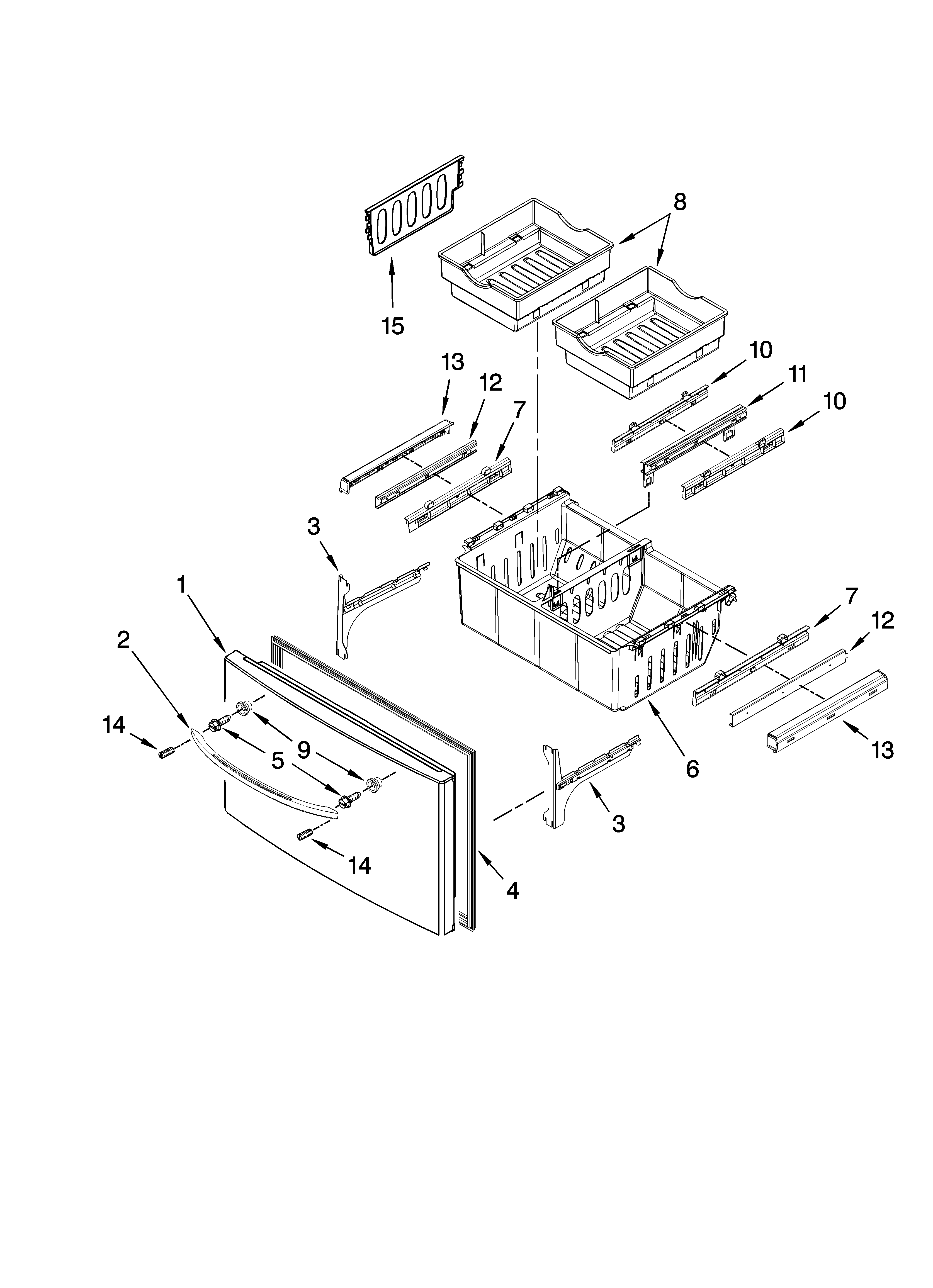 FREEZER DOOR PARTS