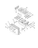 Freezer door parts