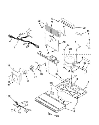 Unit parts, optional parts (not included)