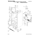 KitchenAid KFIS25XVWH00 cabinet parts diagram