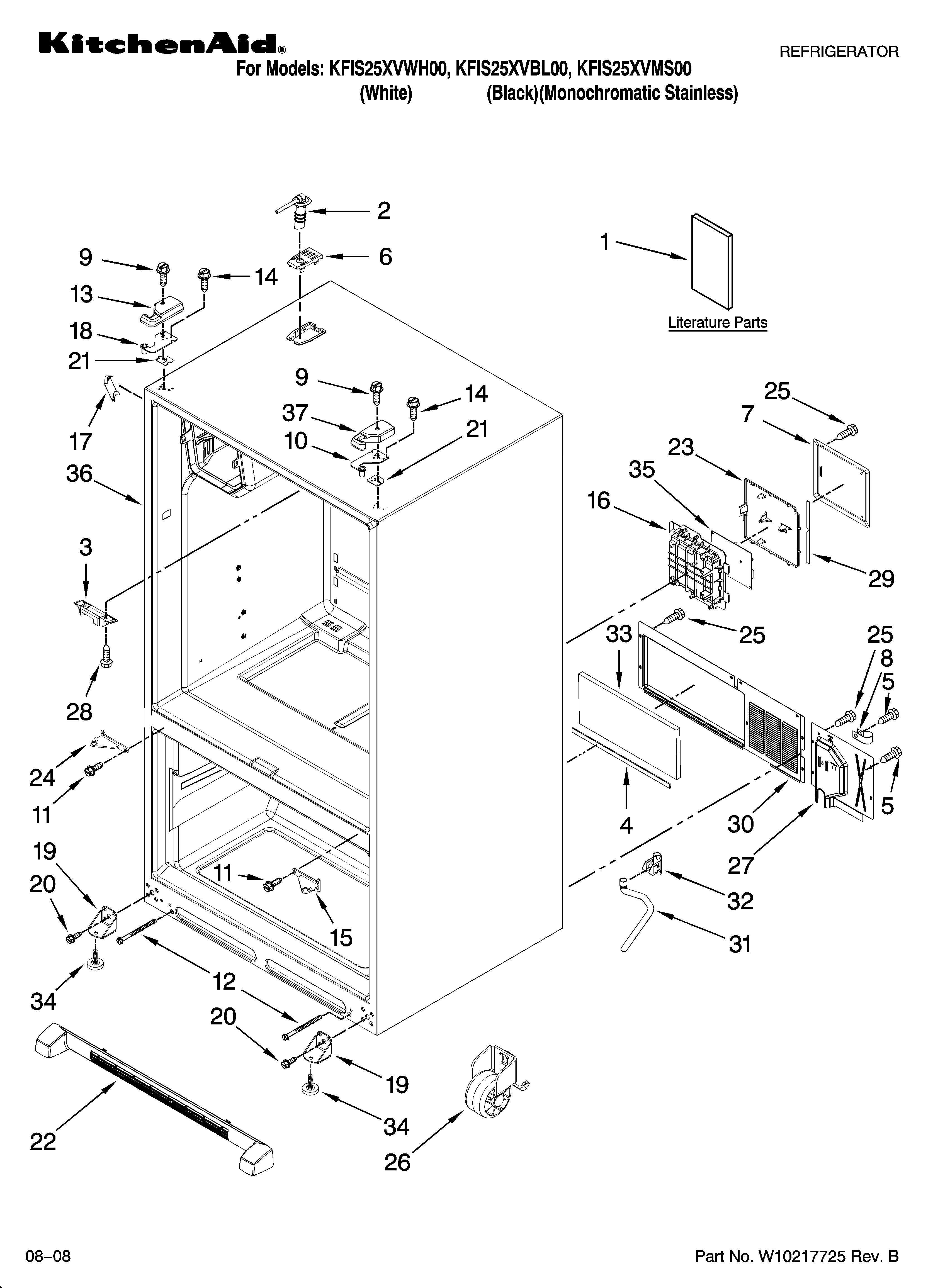Cabinet parts
