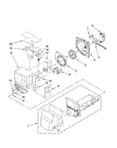 Motor and ice container parts