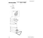 KitchenAid KUCS03FTSS0 motor and drive parts diagram