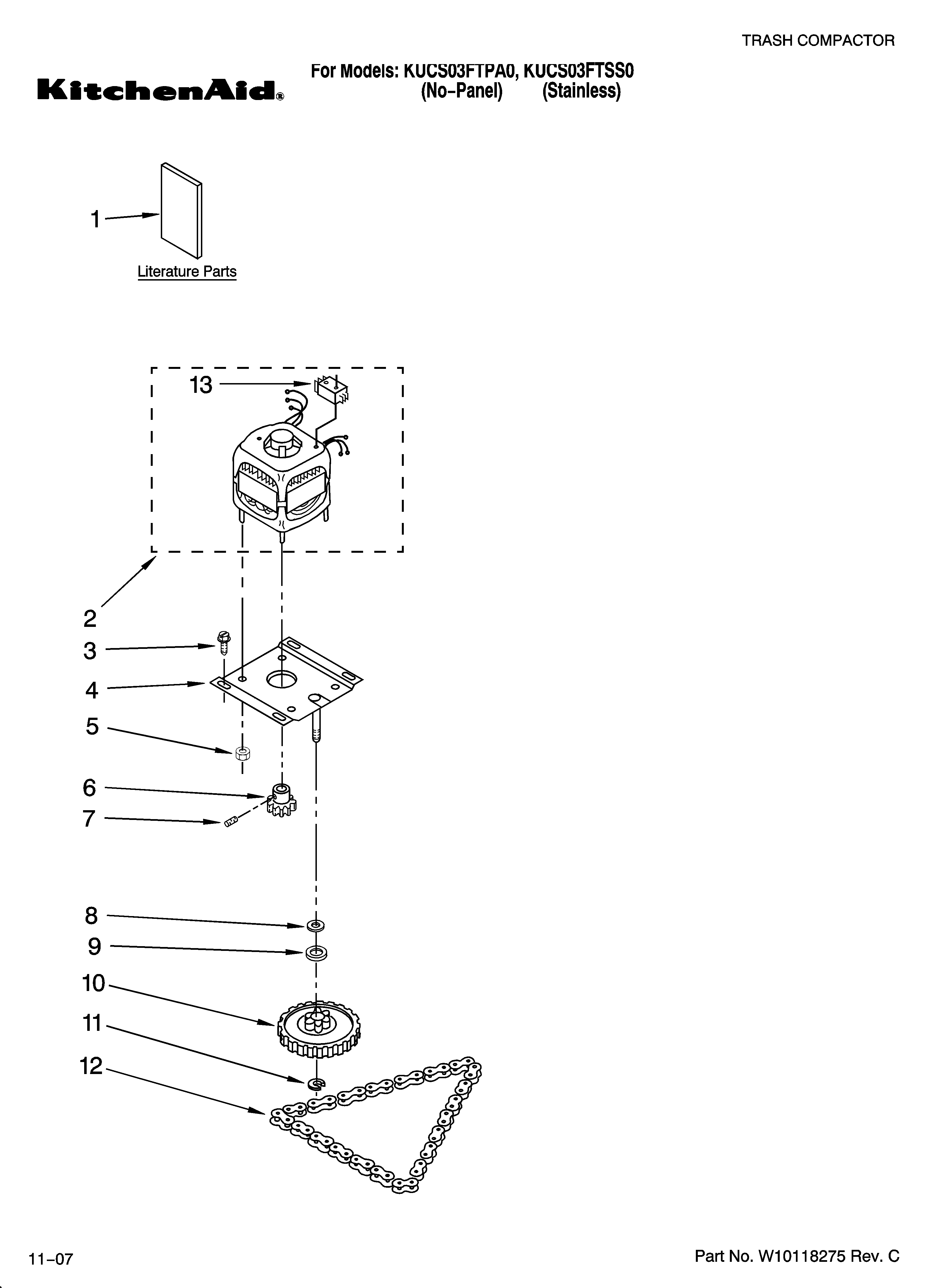 MOTOR AND DRIVE PARTS