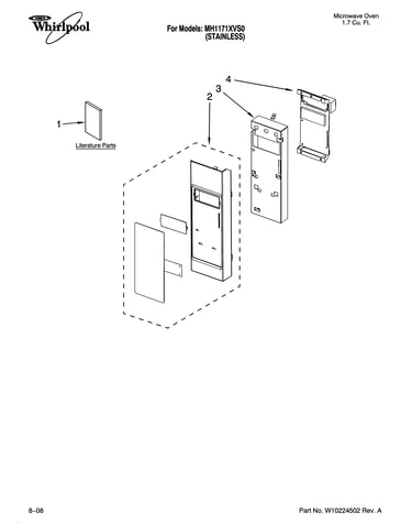 Control panel parts