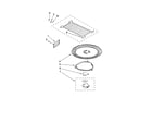 Whirlpool MH1171XVS0 turntable parts diagram