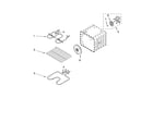 Whirlpool RBD277PVQ00 internal oven parts diagram