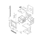 Whirlpool RBD307PVB00 upper oven parts diagram