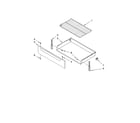 Estate TES355VB0 drawer & broiler parts diagram