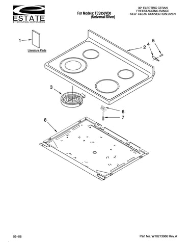 Cooktop parts