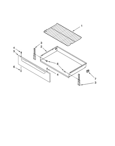 Drawer & broiler parts