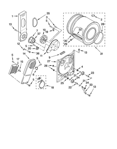 Bulkhead parts, optional parts (not included)