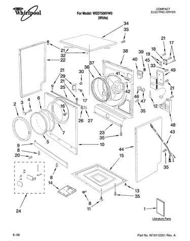 Cabinet and door parts