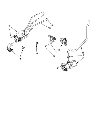 Dispenser and pump parts, optional parts (not included