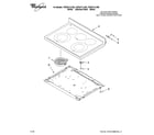 Whirlpool YGFE471LVQ0 cooktop parts diagram