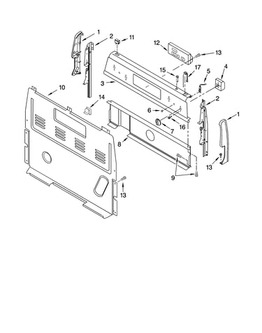 Control panel parts