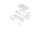 Ikea YIES366RS4 drawer & broiler parts, optional parts diagram