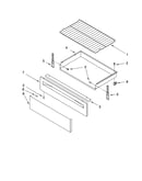 Drawer & broiler parts, optional parts