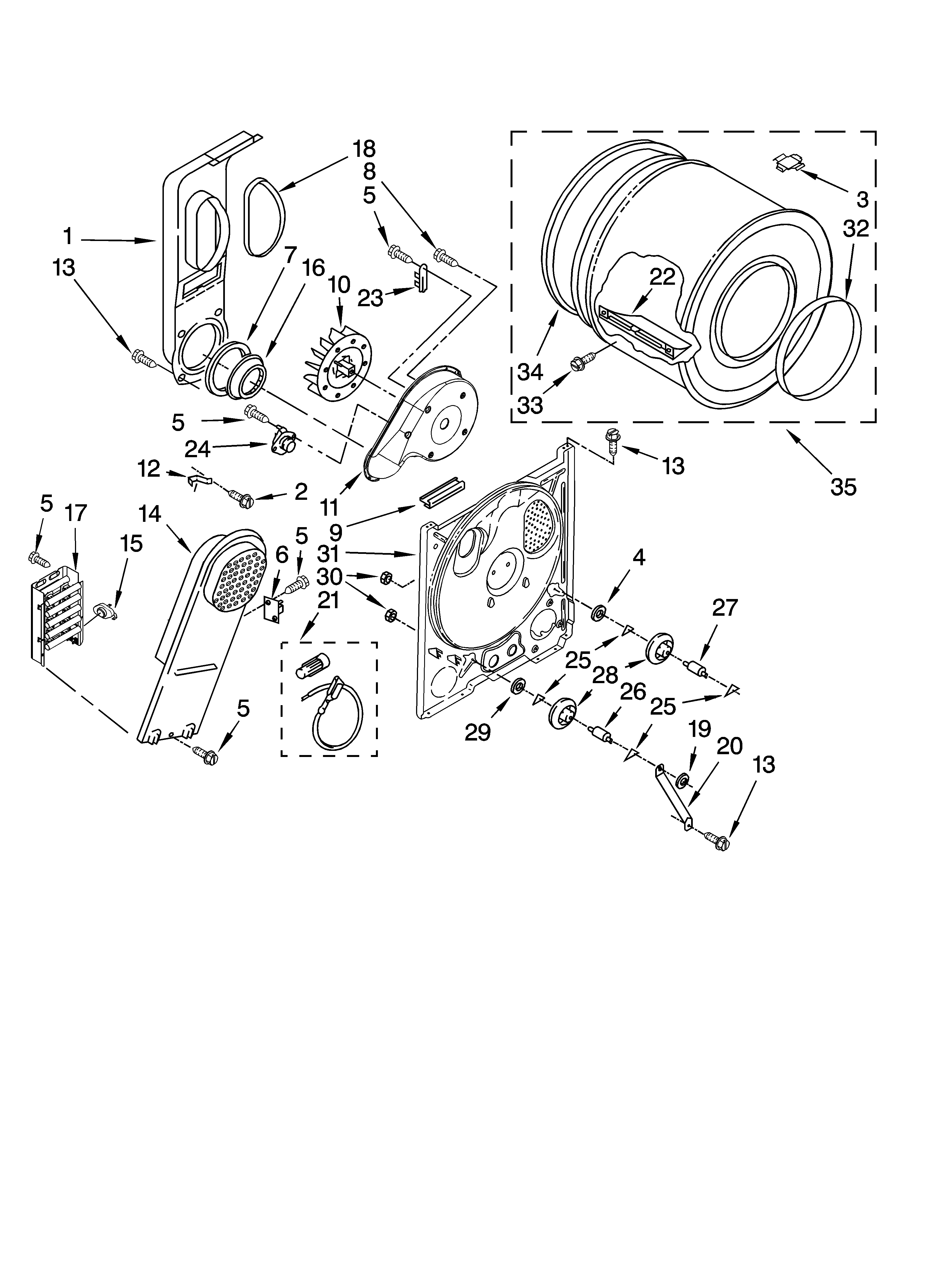 Bulkhead parts, optional parts (not included)