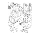 Whirlpool YWED8300SE2 bulkhead parts diagram