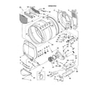 Whirlpool YWED9300VU0 bulkhead parts diagram