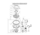 Amana ADB1500AWW41 pump and motor parts diagram