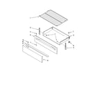 Amana AER5522VAW0 drawer & broiler parts diagram
