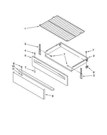 Drawer & broiler parts