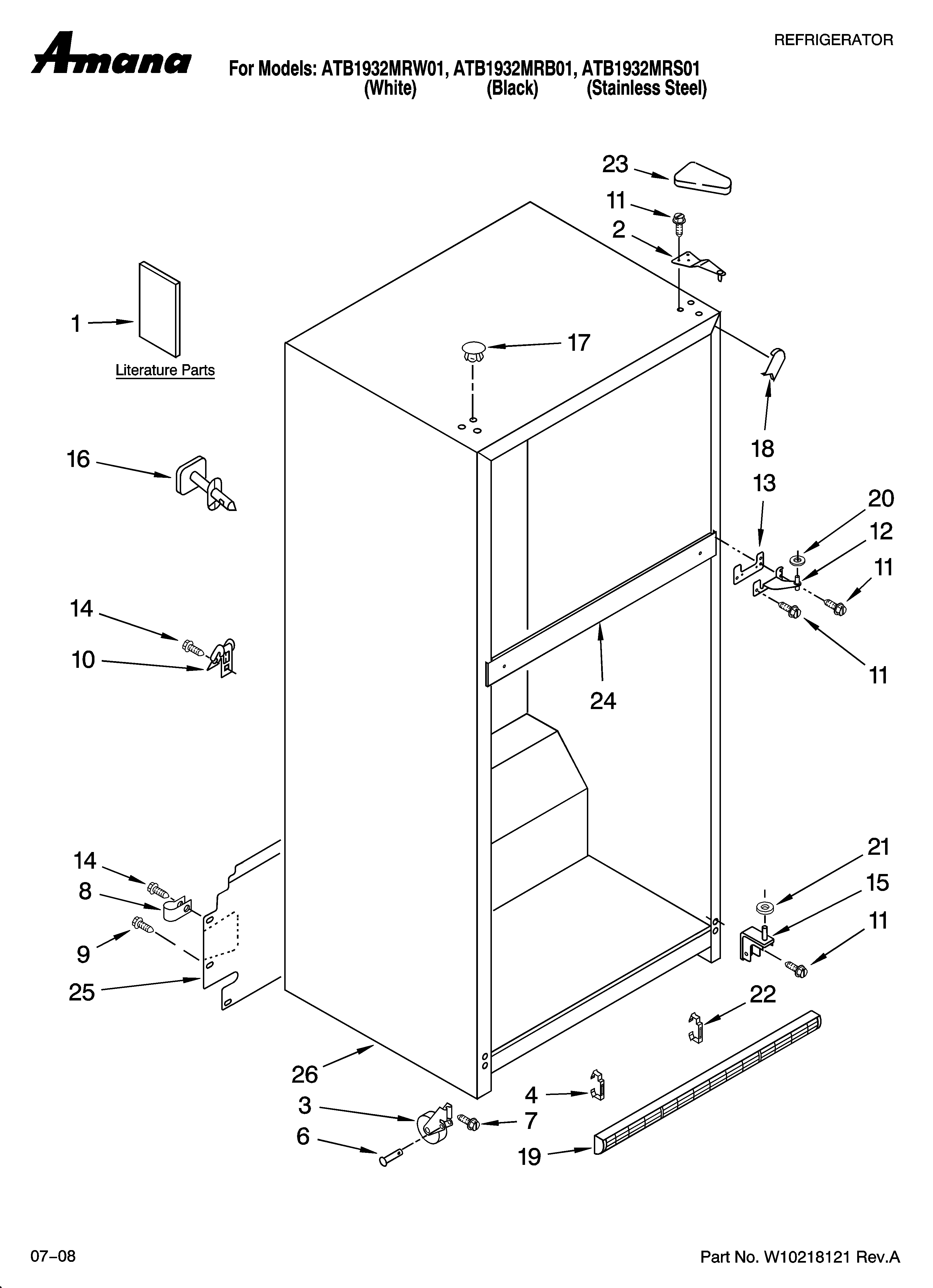 Cabinet parts