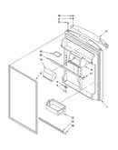 Refrigerator door parts