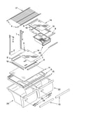 Shelf parts, optional parts (not included)