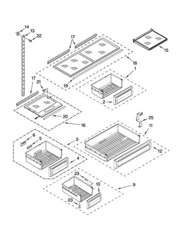 Shelf parts