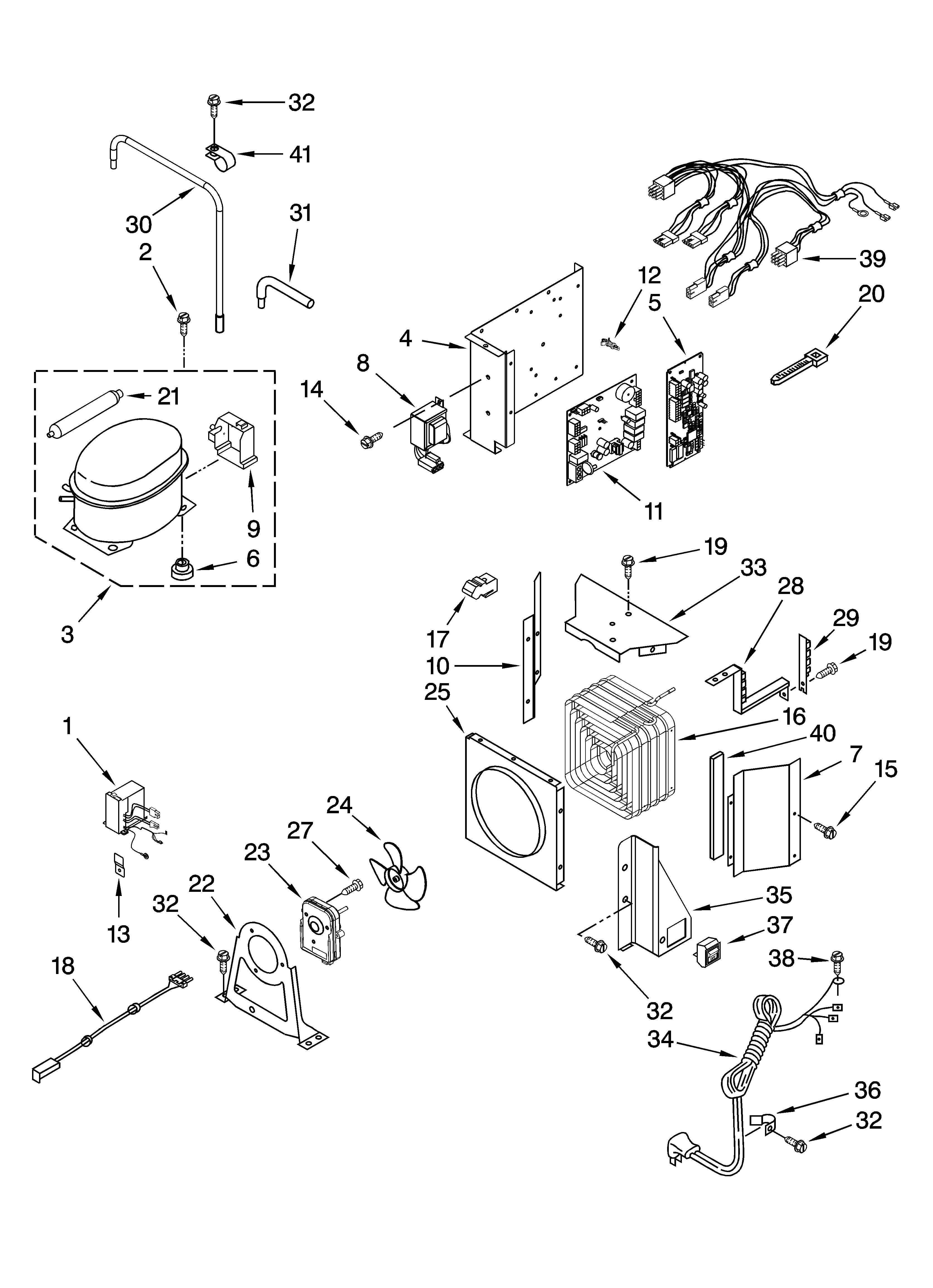 Upper unit parts