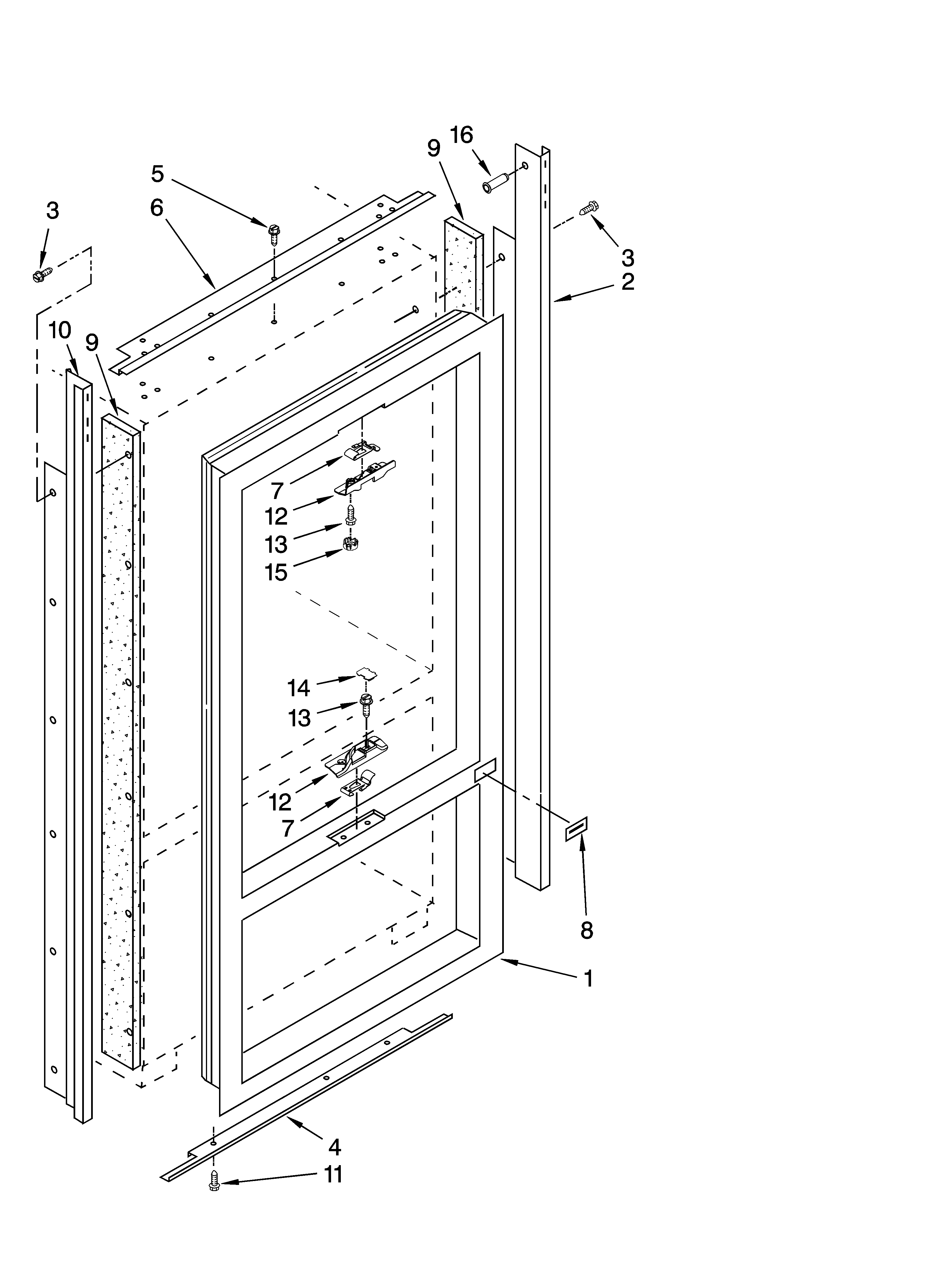 Cabinet and breaker trim parts