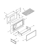 Freezer door and basket parts