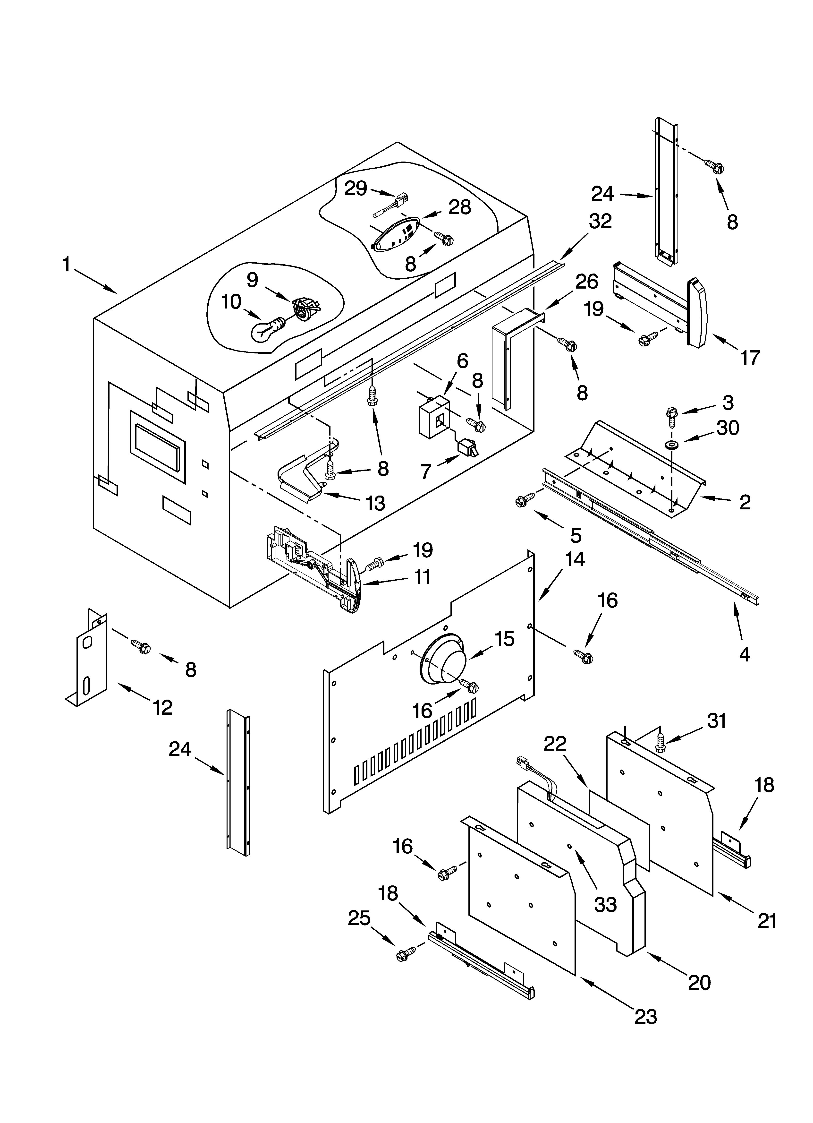 Freezer liner parts