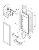Refrigerator door parts