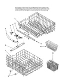 Upper and lower rack parts
