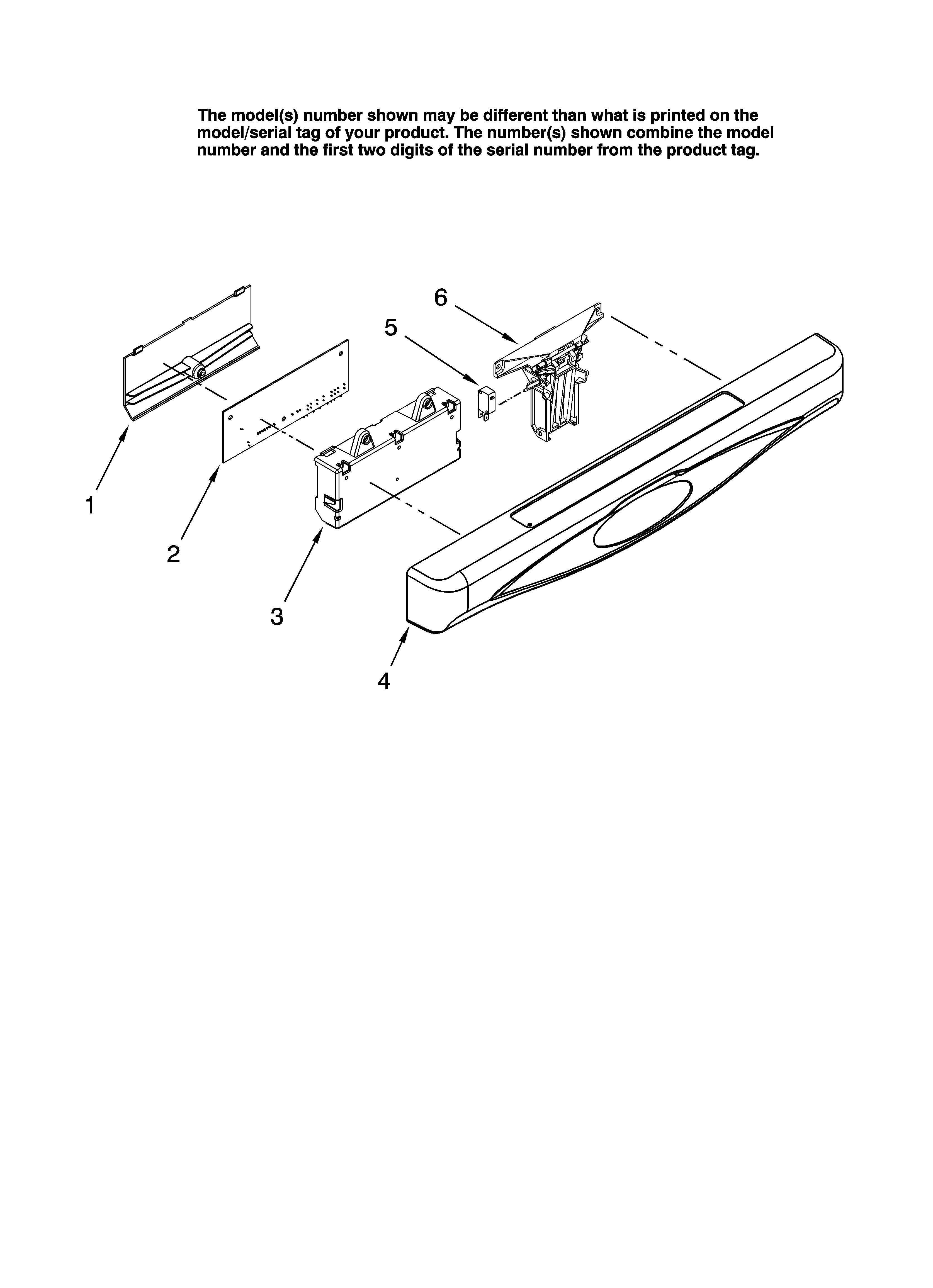 Control panel parts