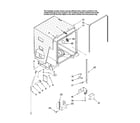 Maytag MDB8601AWS10 tub and frame parts diagram