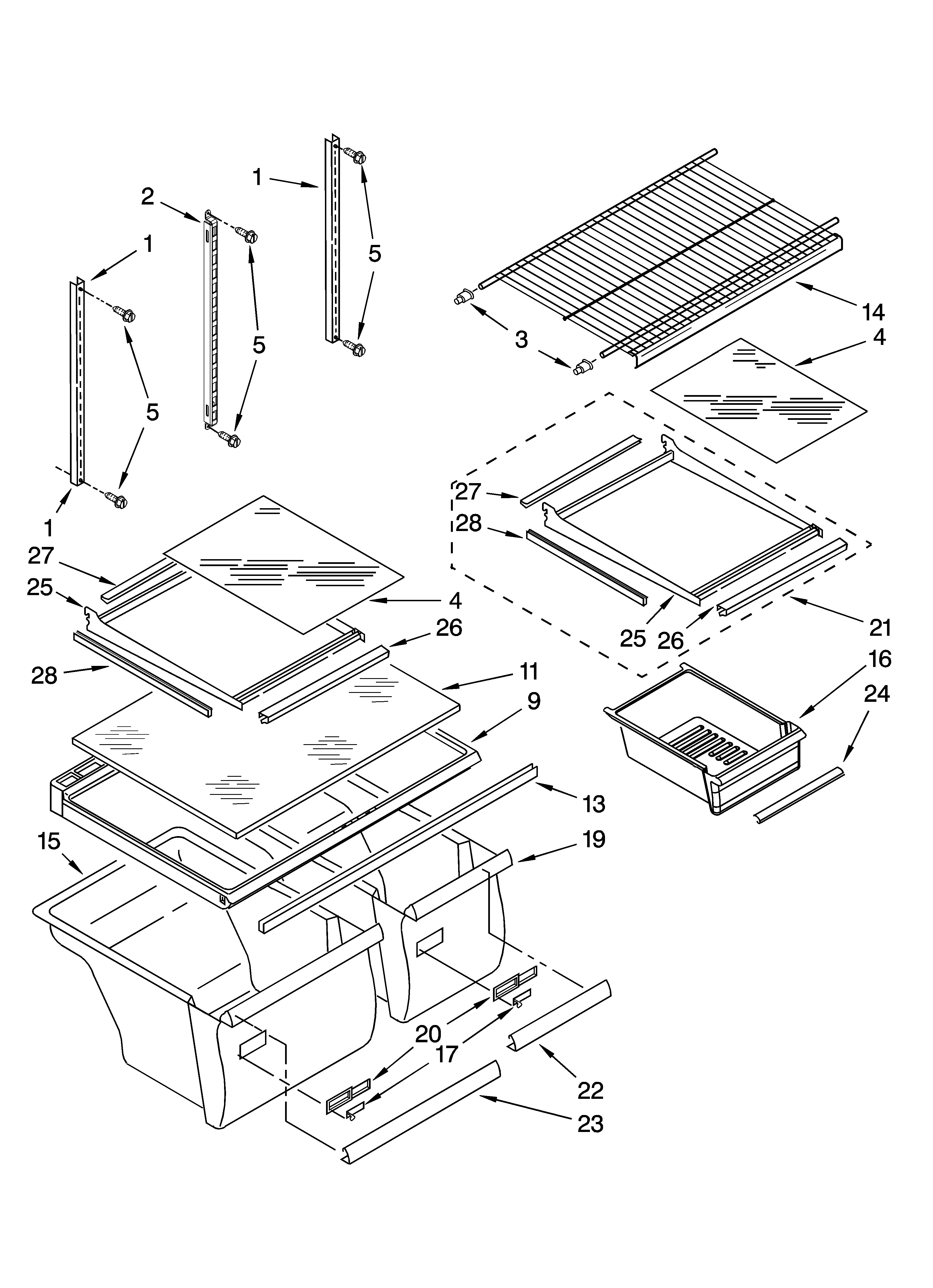 SHELF PARTS