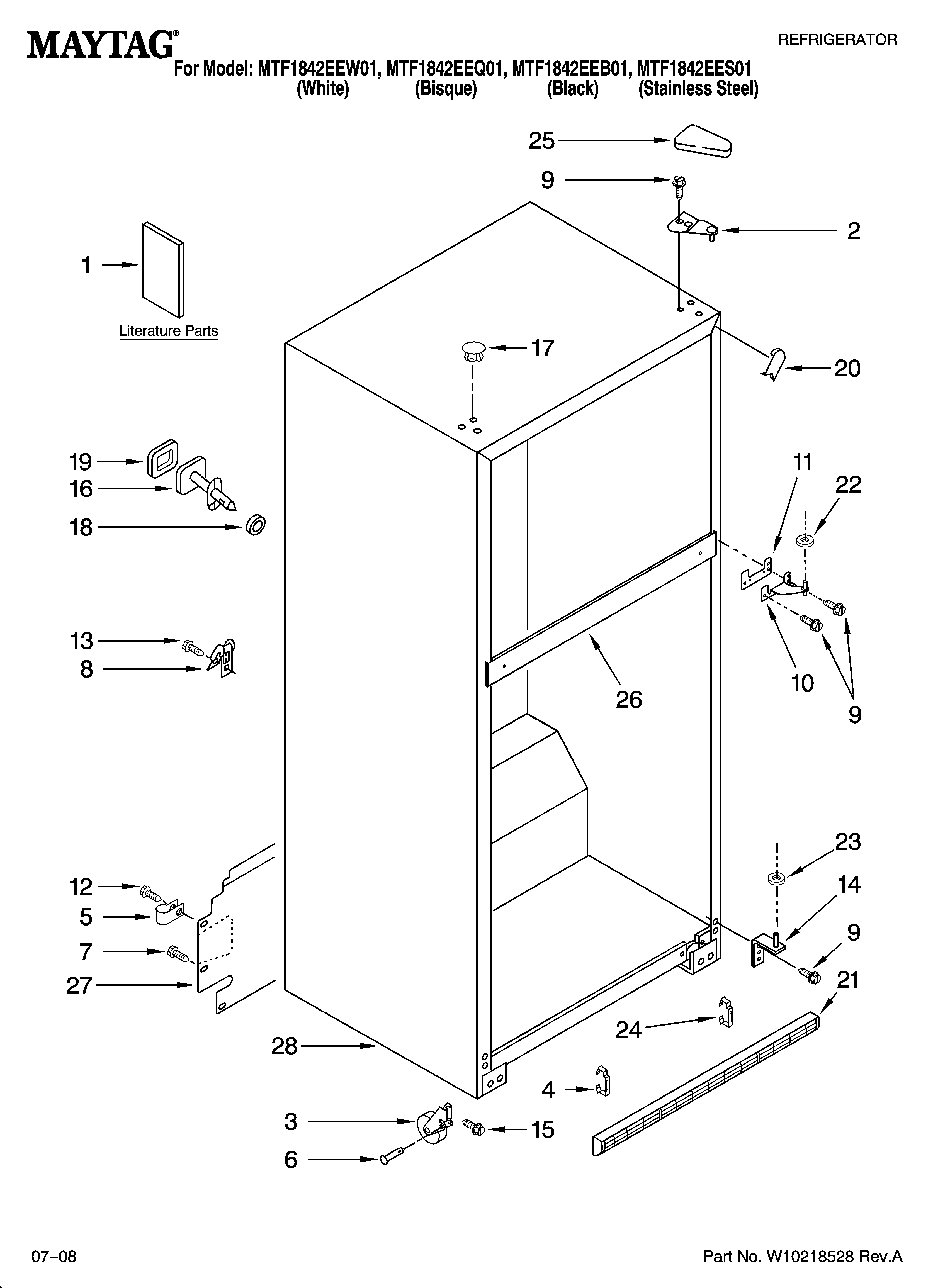 Cabinet parts