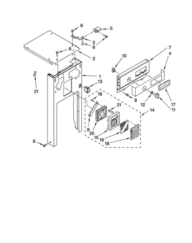 Panel and control parts