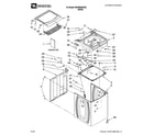 Maytag MVWB400VQ0 top and cabinet parts diagram