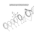 Door parts, optional parts (not included)