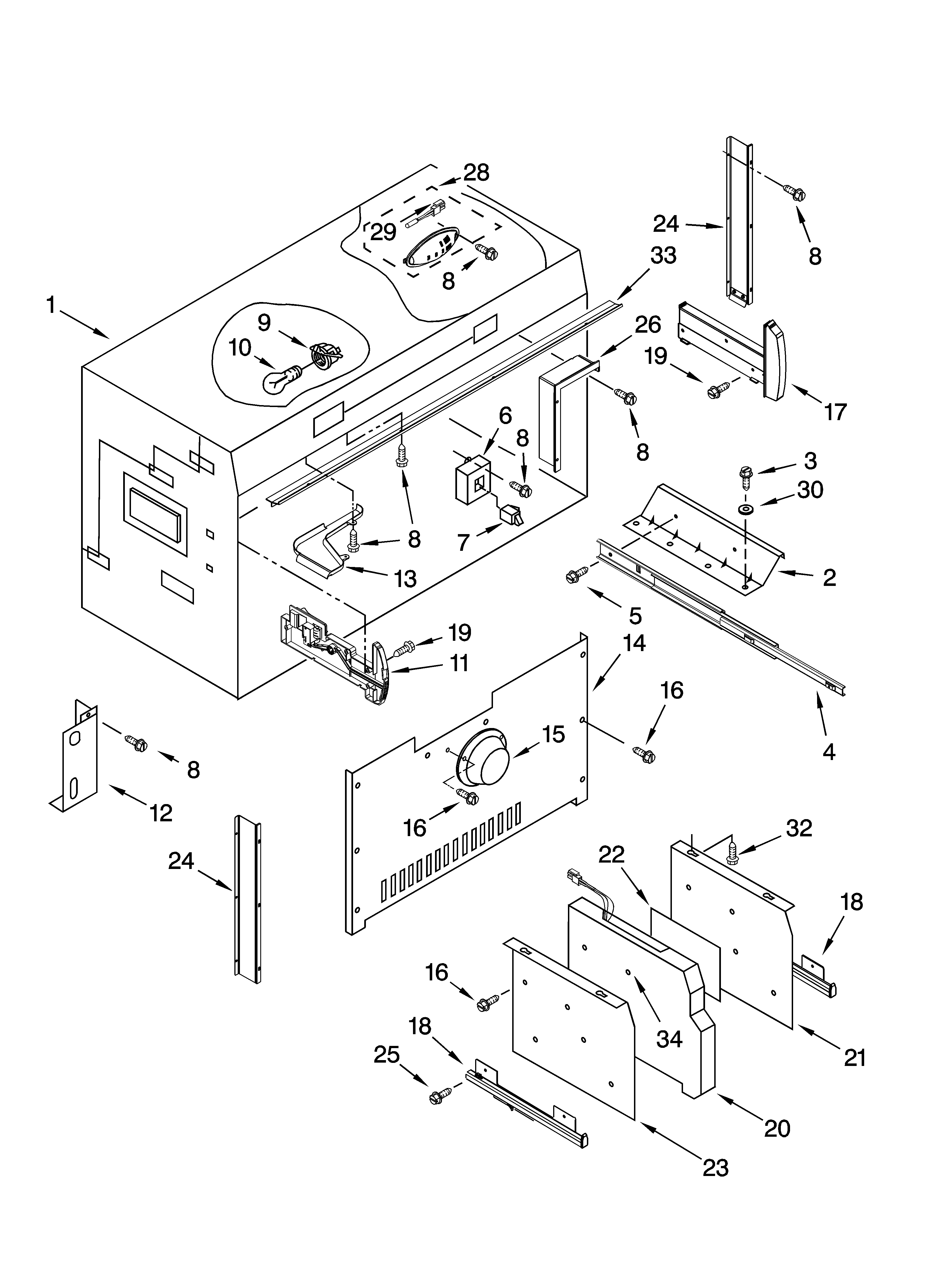 Freezer liner parts
