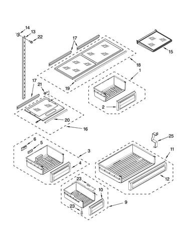 Shelf parts