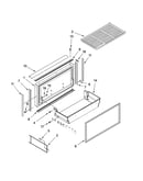 Freezer door and basket parts