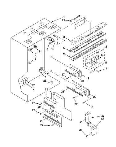 Refrigerator liner parts