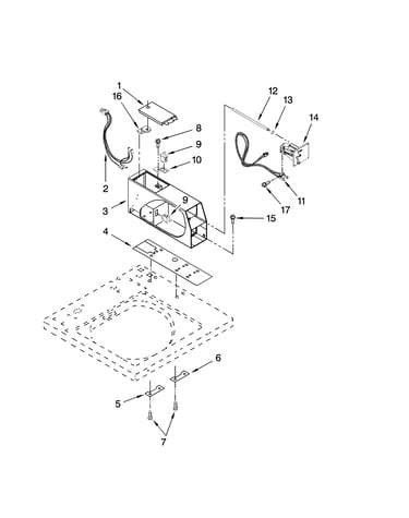 Meter case parts
